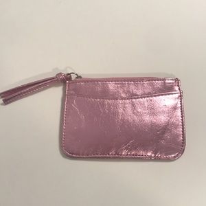 Metallic Pink J. Crew Coin Purse